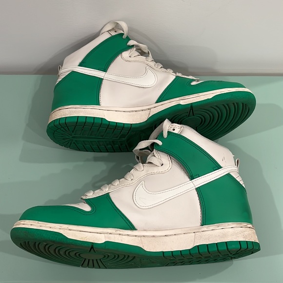 Nike Dunk High White/Green - Picture 5 of 8